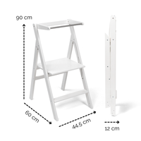 STEP’n’FOLD® – Faltbarer Montessori Lernturm mit verstellbarer Höhe