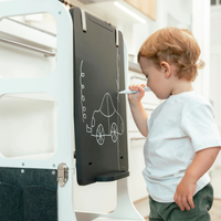 Zweiseitige Maltafel – kreatives Zusatzboard für Lerntürme & Kletterspielzeug