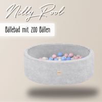 "Nilly Pool" Bällebad 90x30cm mit 200 Bällen