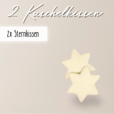 2er-Set Sternenkissen 40cm – 100% Baumwolle