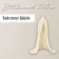 Kinderzimmer Baldachin 260cm – 100% Baumwolle