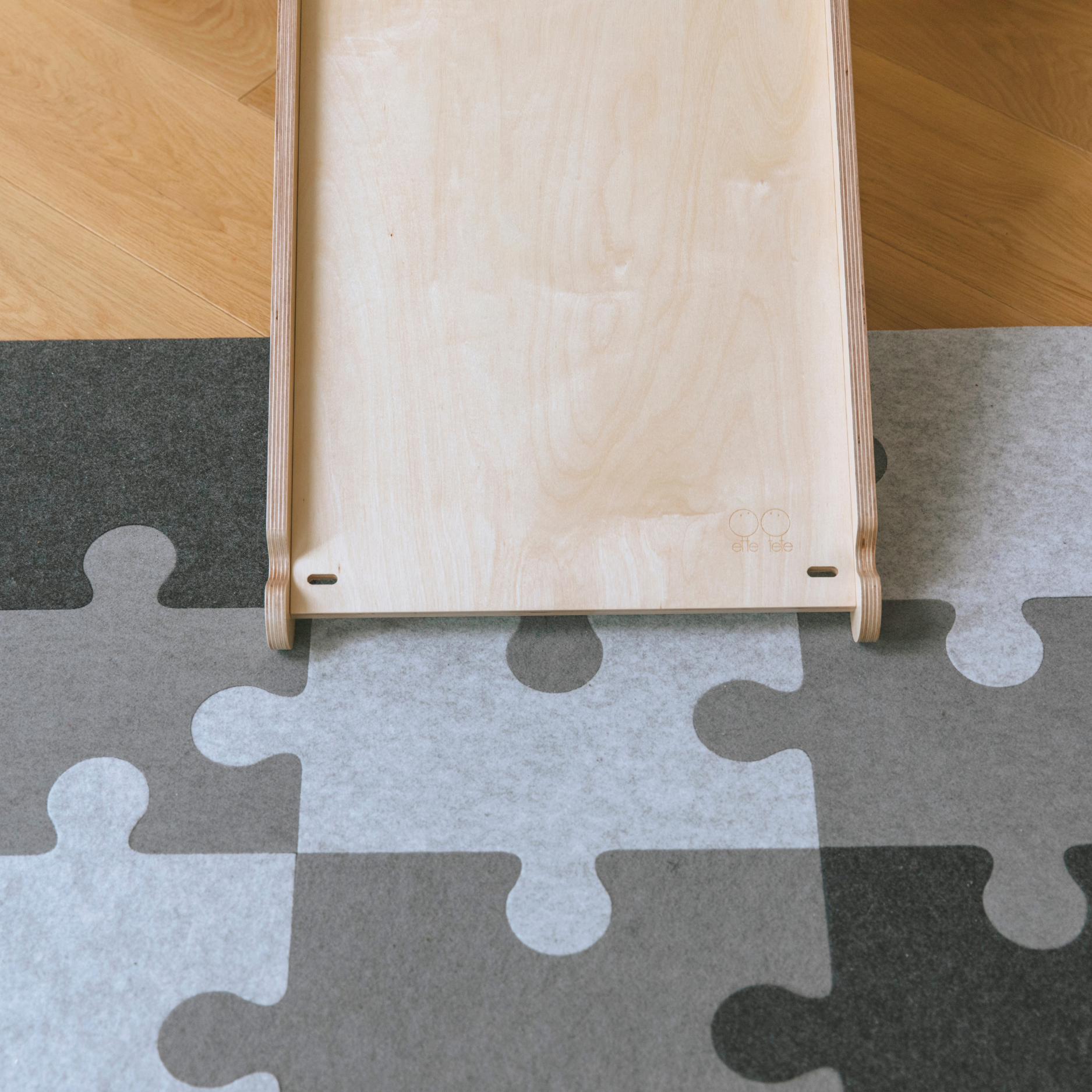 Filz-Puzzlematte aus recyceltem Material, 50x50 & 90x76cm