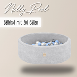 "Nilly Pool" Bällebad 90x30cm mit 200 Bällen