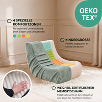"Nilly Mooni" Ergonomischer Lounge-Sessel mit 4-Zonen-System