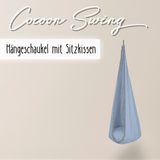 Cocoon Swing – Hängeschaukel aus Baumwolle mit Sitzkissen