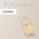 2er-Set Sternenkissen 40cm – 100% Baumwolle