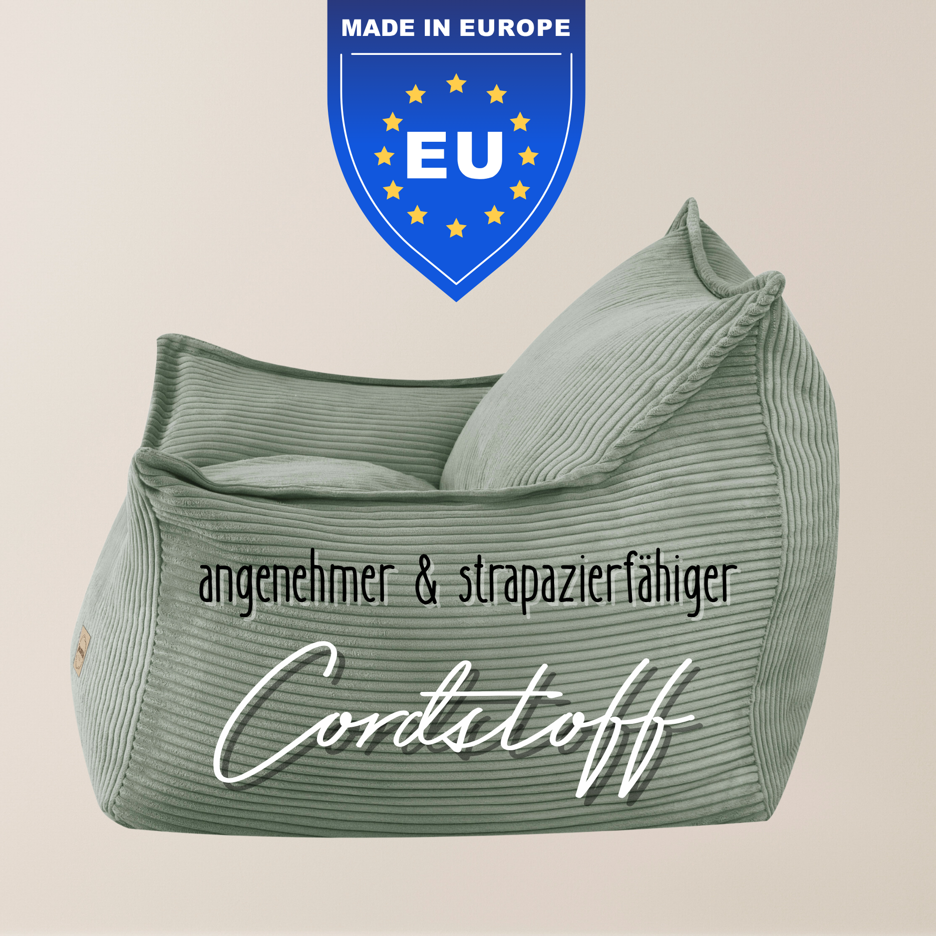 "Cordy Throne" bequemer Kinder-Relaxsessel 80x73x58cm