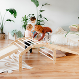 Rutsch- & Kletterrampe – Erweiterung für Klettergerüste & Spielwürfel