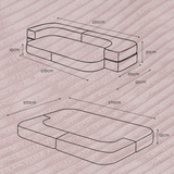 "Foldie Dream" Sofabett für Kinder 170×120 cm