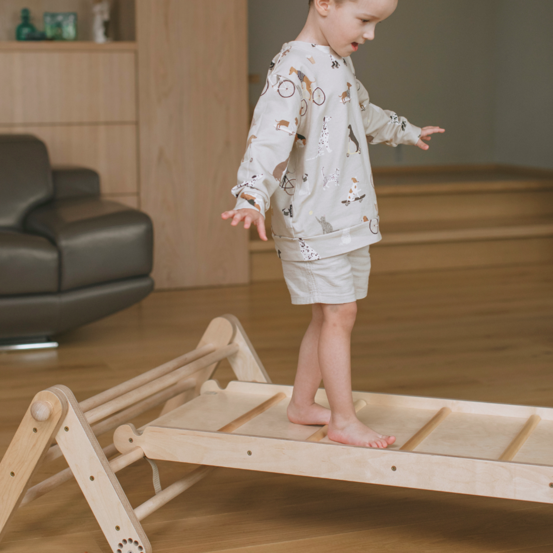 MOPITRI® – Modifizierbarer Montessori Kletterrahmen mit 4 Segmenten