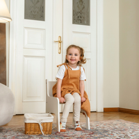 Tulla® Kinderstuhl – 3fach höhenverstellbarer Montessori Stuhl aus Holz