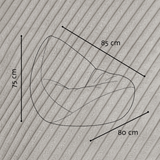 "Cozy Cloud" Kinder-Sitzsack 80x85cm mit EPS Perlen