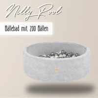 "Nilly Pool" Bällebad 90x30cm mit 200 Bällen