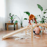 Rutsch- & Kletterrampe – Erweiterung für Klettergerüste & Spielwürfel