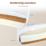 Yappy JUNIOR - Kindermatratze 160×80 cm, zweiseitig, mit Aloe Vera-Bezug