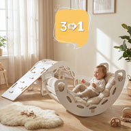 "Big Rocker" 3in1, Wippe, Kletterbogen & Rutsche 90x41x50 cm
