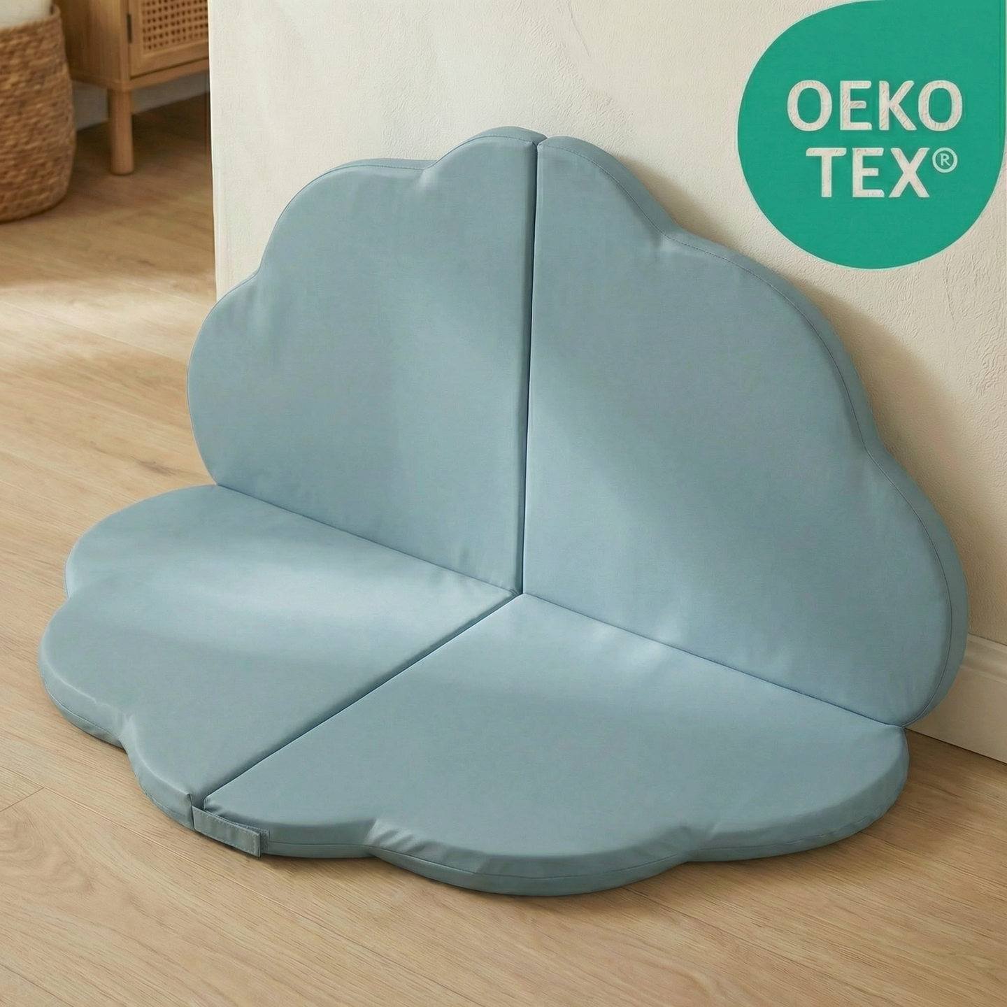 "Sunny Bloom" wasserfeste Spielmatte 115x115x5cm