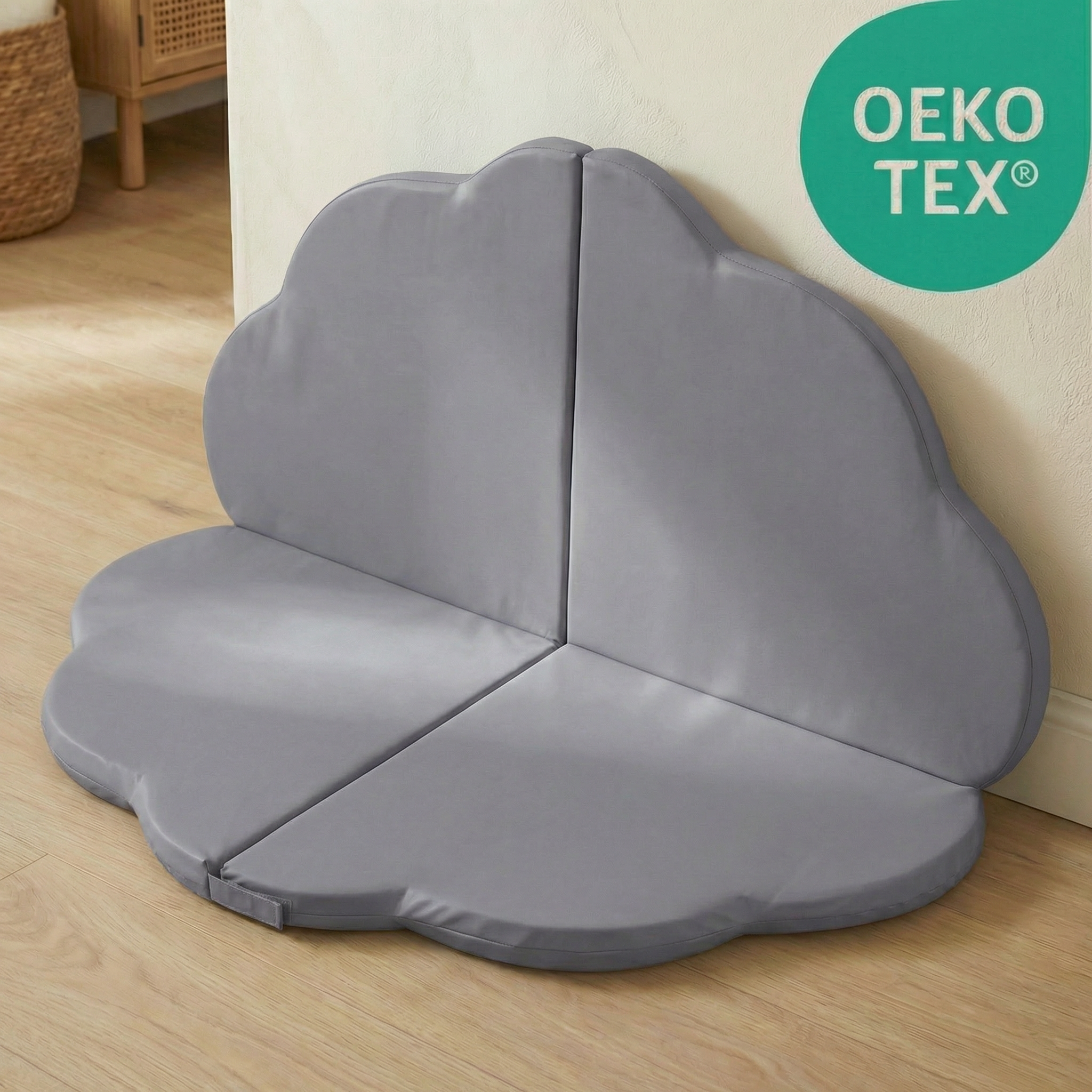 "Sunny Bloom" wasserfeste Spielmatte 115x115x5cm