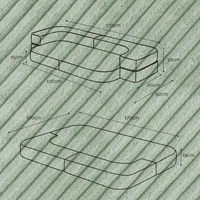 "Foldie Dream" Sofabett für Kinder 170×120 cm