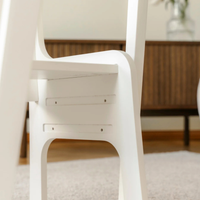 Tulla® Kinderstuhl – 3fach höhenverstellbarer Montessori Stuhl aus Holz