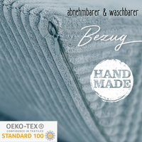 "Moon Lounger" Modularer Kinder-Chaiselongue 145×35×45cm