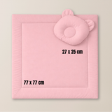 Baby Bettwäsche-Set mit Füllung – Decke & Teddy-Kissen aus 100% Baumwolle