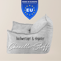 "Chenille Throne" bequemer Kinder-Relaxsessel 80x73x58cm