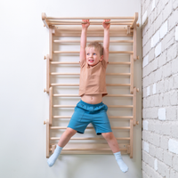 Wandmontage Set – Sprossenwand Erweiterung für MOPITRI® & FIPITRI® Kletterrahmen