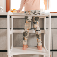 STEP’n’SIT® – Montessori Lernturm & Tisch 2-in-1 aus Holz