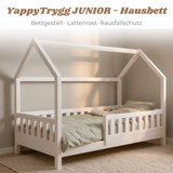 YappyTrygg JUNIOR - Hausbett 160×80 cm mit Rausfallschutz