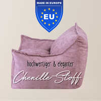"Chenille Throne" bequemer Kinder-Relaxsessel 80x73x58cm