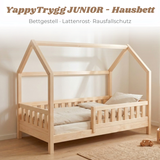 YappyTrygg JUNIOR - Hausbett 160×80 cm mit Rausfallschutz