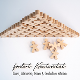 Flockmen® – Montessori Holzfiguren für kreatives Spielen