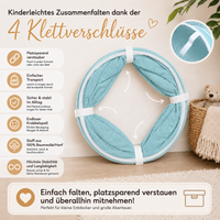 Spieltunnel aus Baumwolle/Hanf, passend zu den Spielzelten, 180x46cm