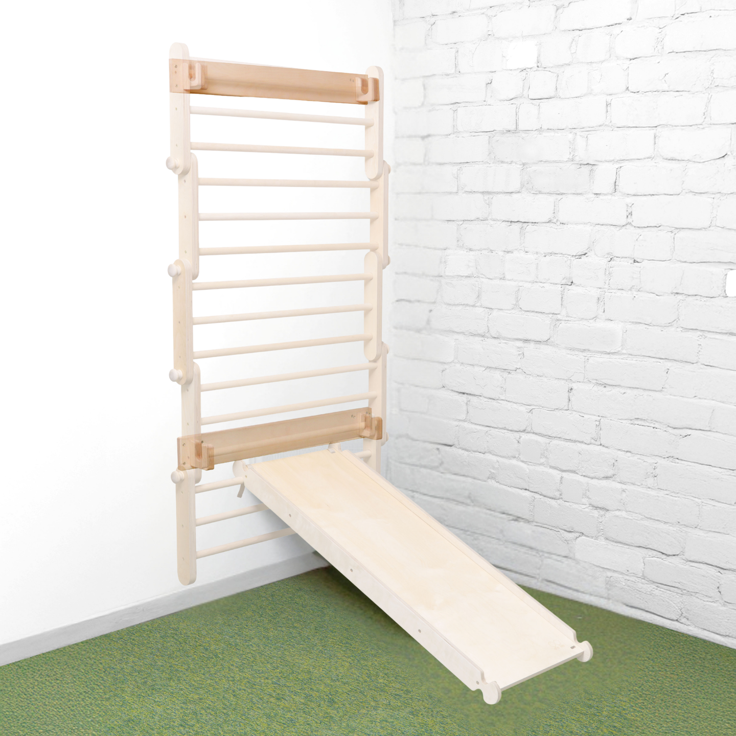 Wandmontage Set – Sprossenwand Erweiterung für MOPITRI® & FIPITRI® Kletterrahmen