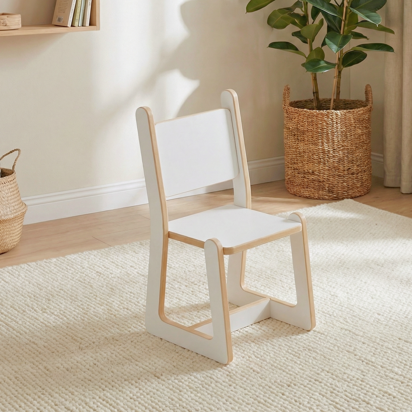 "Smart Seat" Kinderstuhl aus Holz – Montessori Design