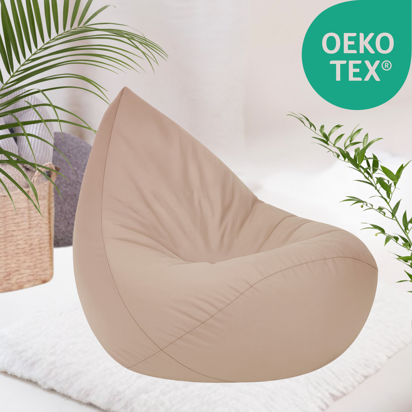 "Sunny Seat" Wasserfester Kinder-Sitzsack für drinnen & draußen