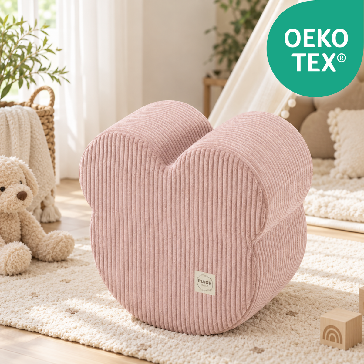 "Cozy Bear" ottoman 46x25 cm