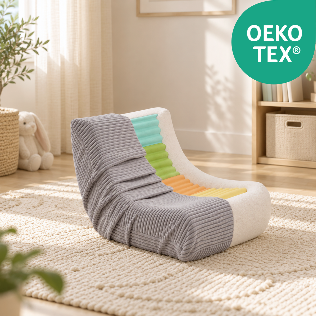 "Cozy Mooni" Ergonomic lounge chair with 4-zone system