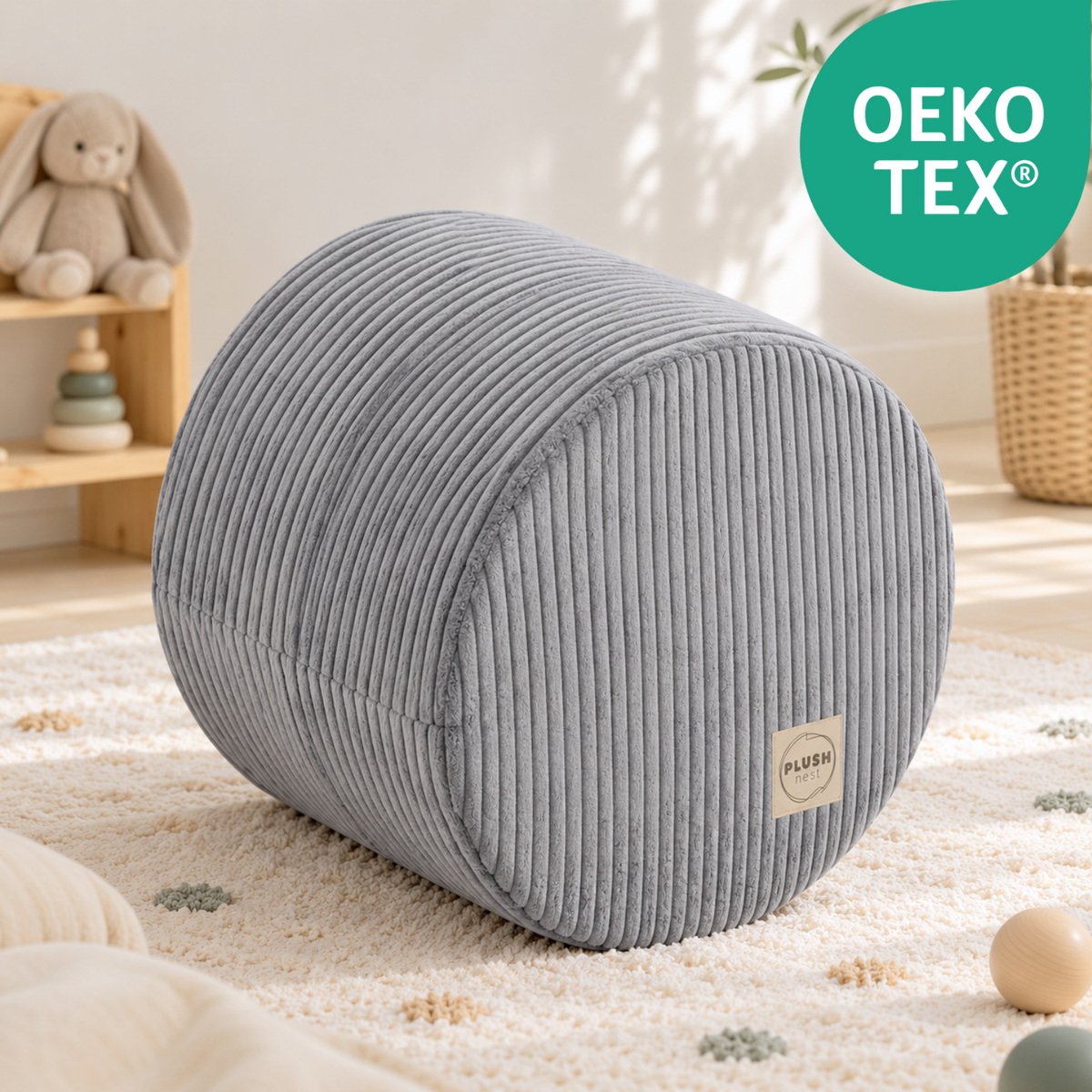 "Cozy Round" pouf 40x30cm