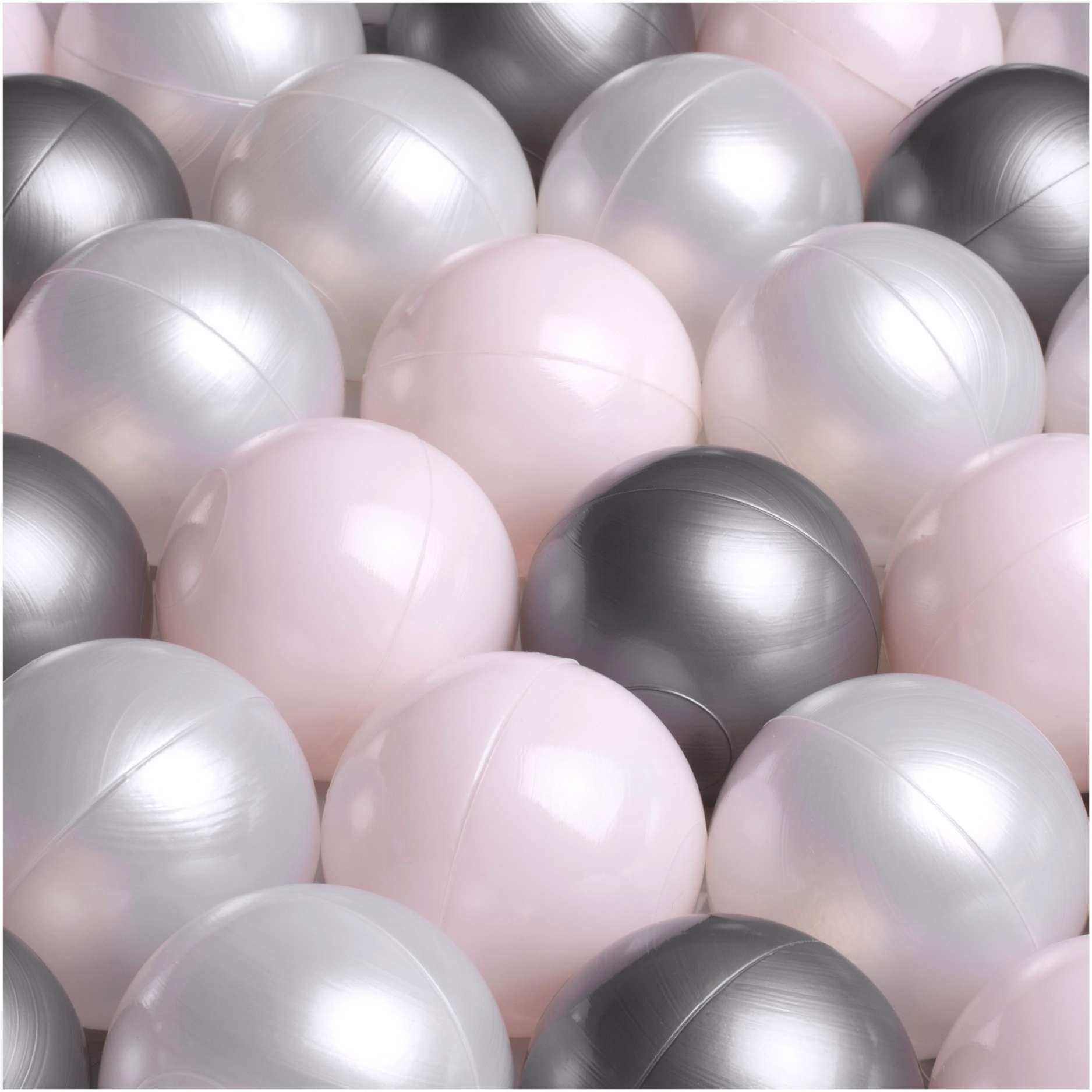 "Dreamy Balls" 200 Bällebad-Bälle im sanften Farbmix, CE-zertifiziert