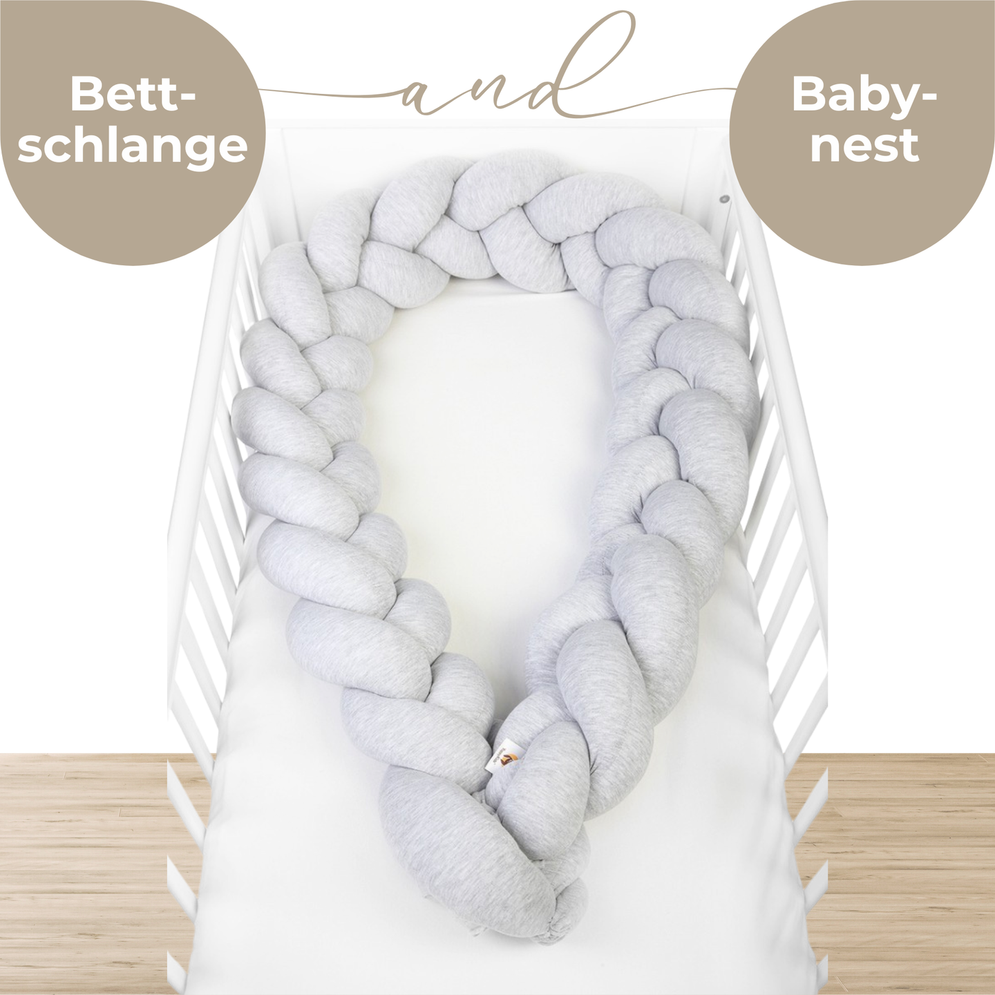 YappyGum - Bettschlange & Babynest 240cm