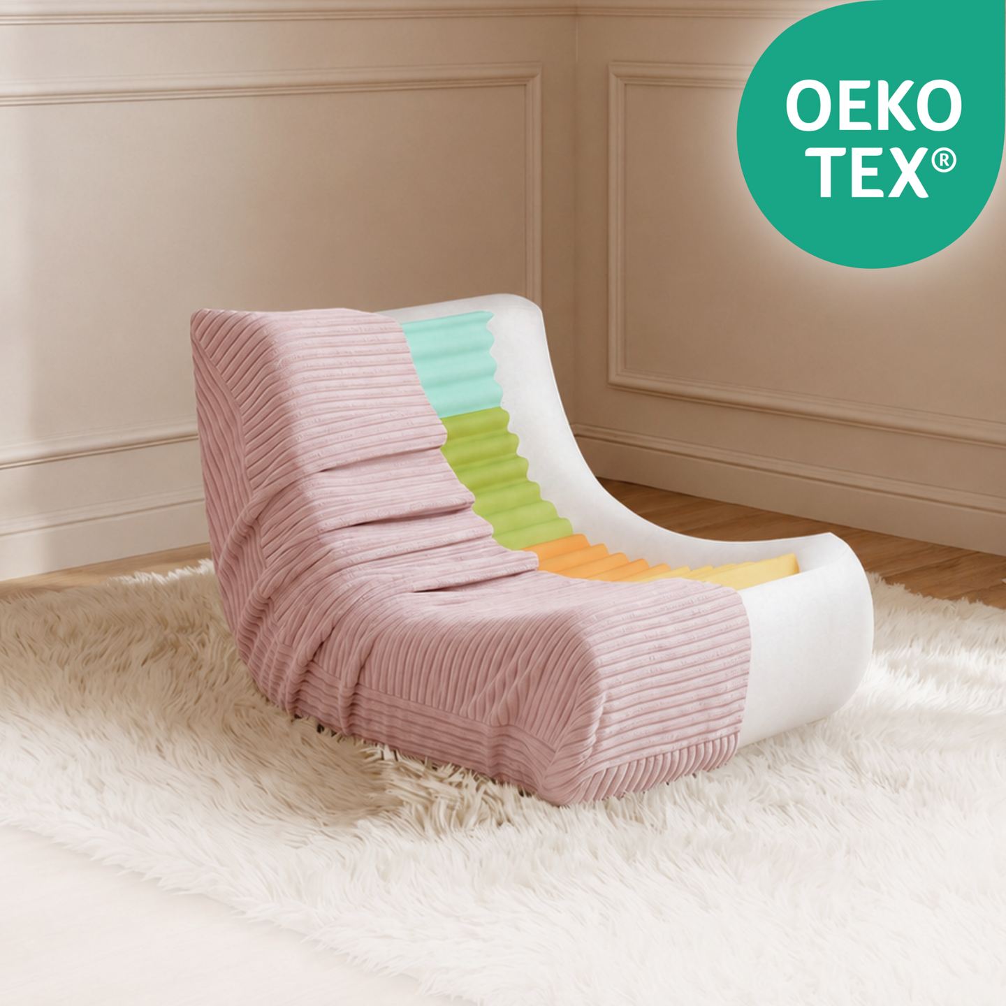 "Cozy Mooni" Ergonomischer Lounge-Sessel mit 4-Zonen-System