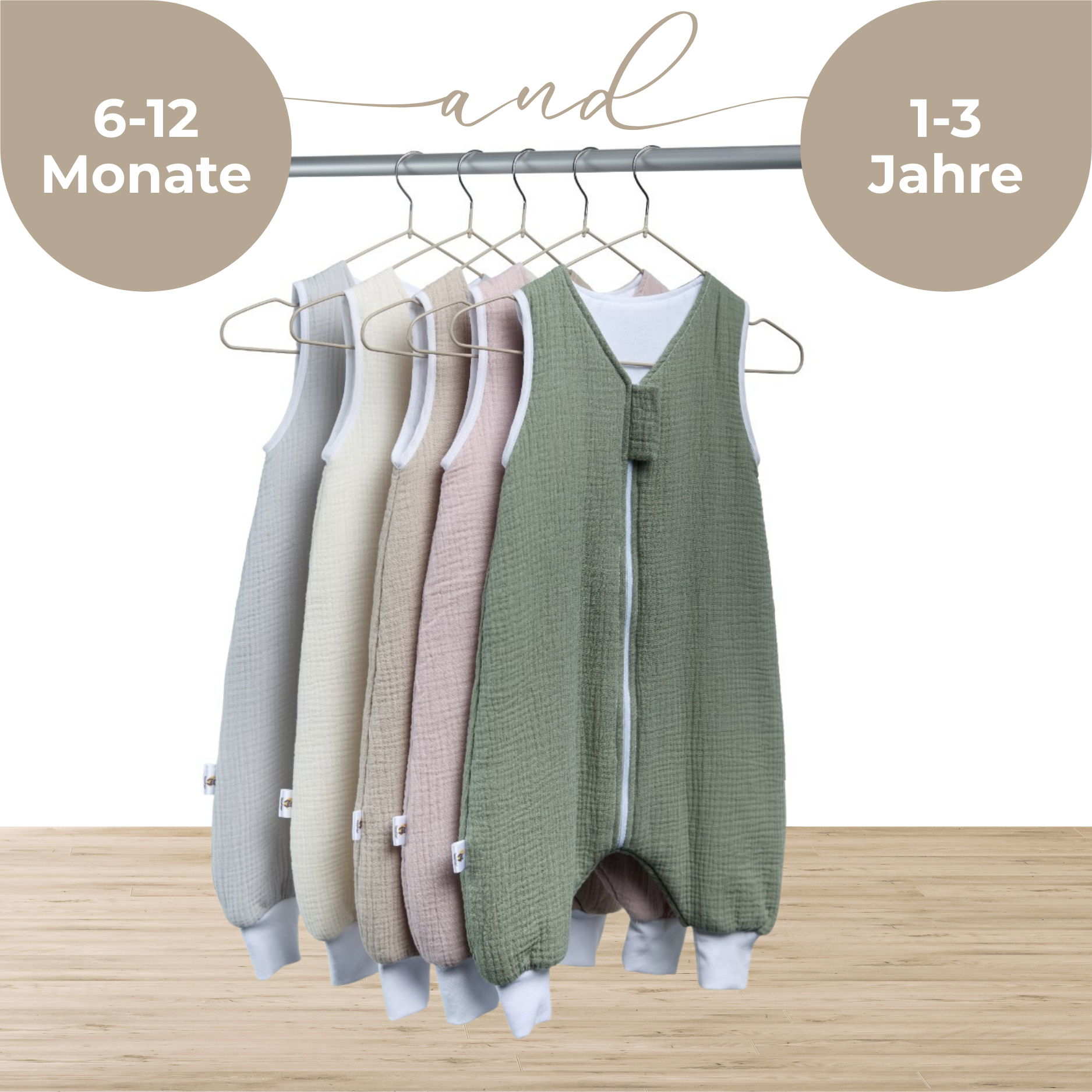 YappyBuzz Baby- und Kinderschlafsack mit Beinen