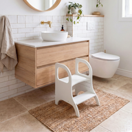 MIIMO® – Höhenverstellbarer Montessori Tritthocker aus Holz