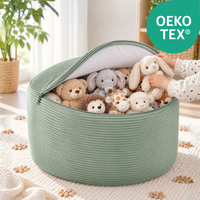 "Toy Pouf" befüllbarer Aufbewahrungs-Sitzhocker 65×30 cm