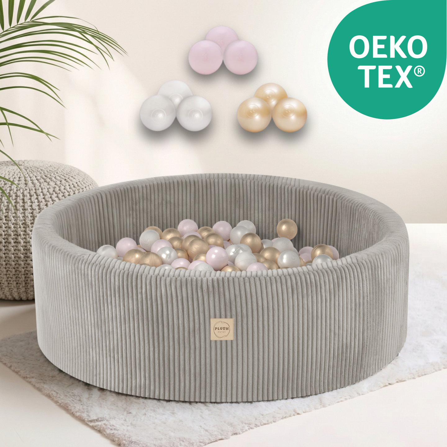 "Bally Pool" Bällebad 90x30cm mit 200 Bällen