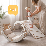 "Mini Rocker" 3in1, Wippe, Kletterbogen & Rutsche 75x39x40cm