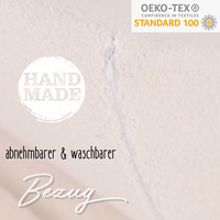 "Woolly Moon" Modularer Kinder-Chaiselongue 145×35×45cm