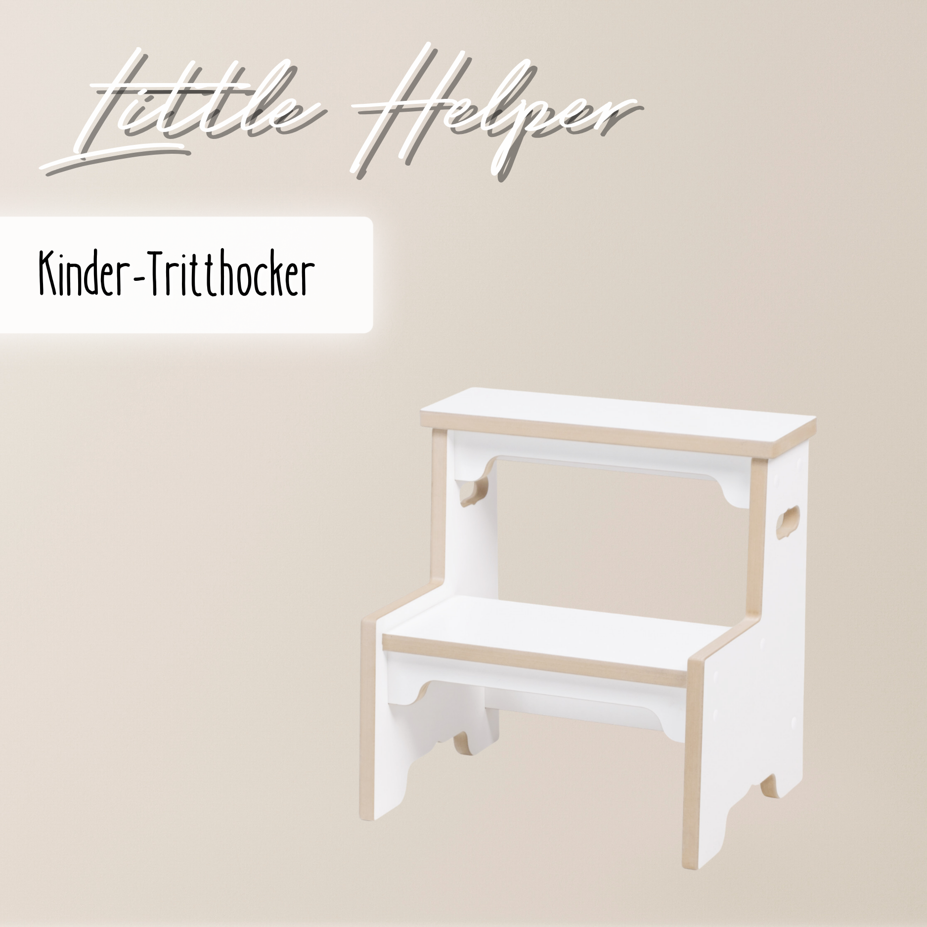 "Little Helper" Kinder Tritthocker 39x39x29cm